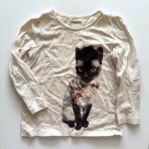 Baby Gap siamese cat tee